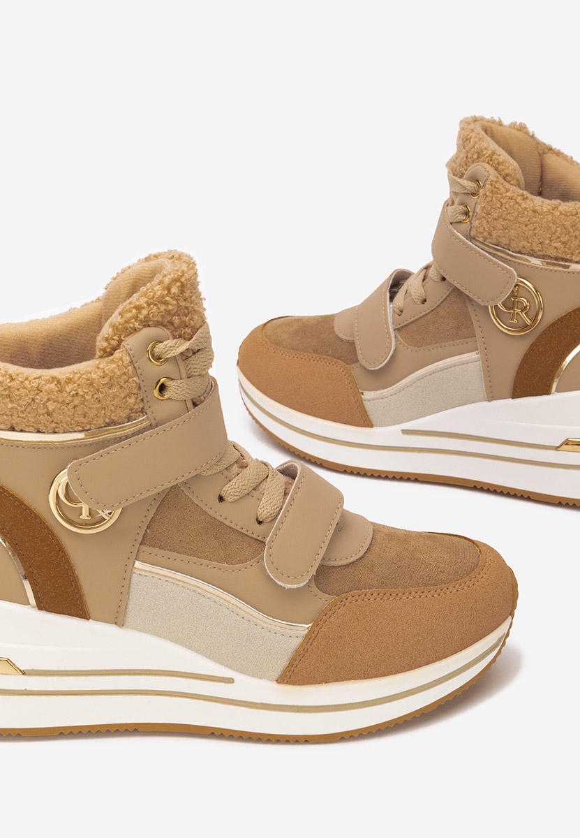 High-Top Sneakers Velaris kaki