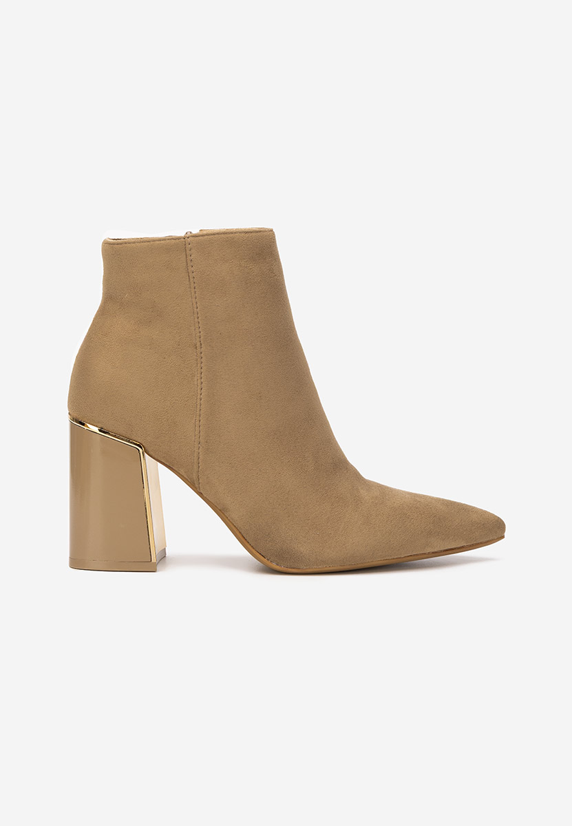 Gležnjače na block petu Nolira kaki