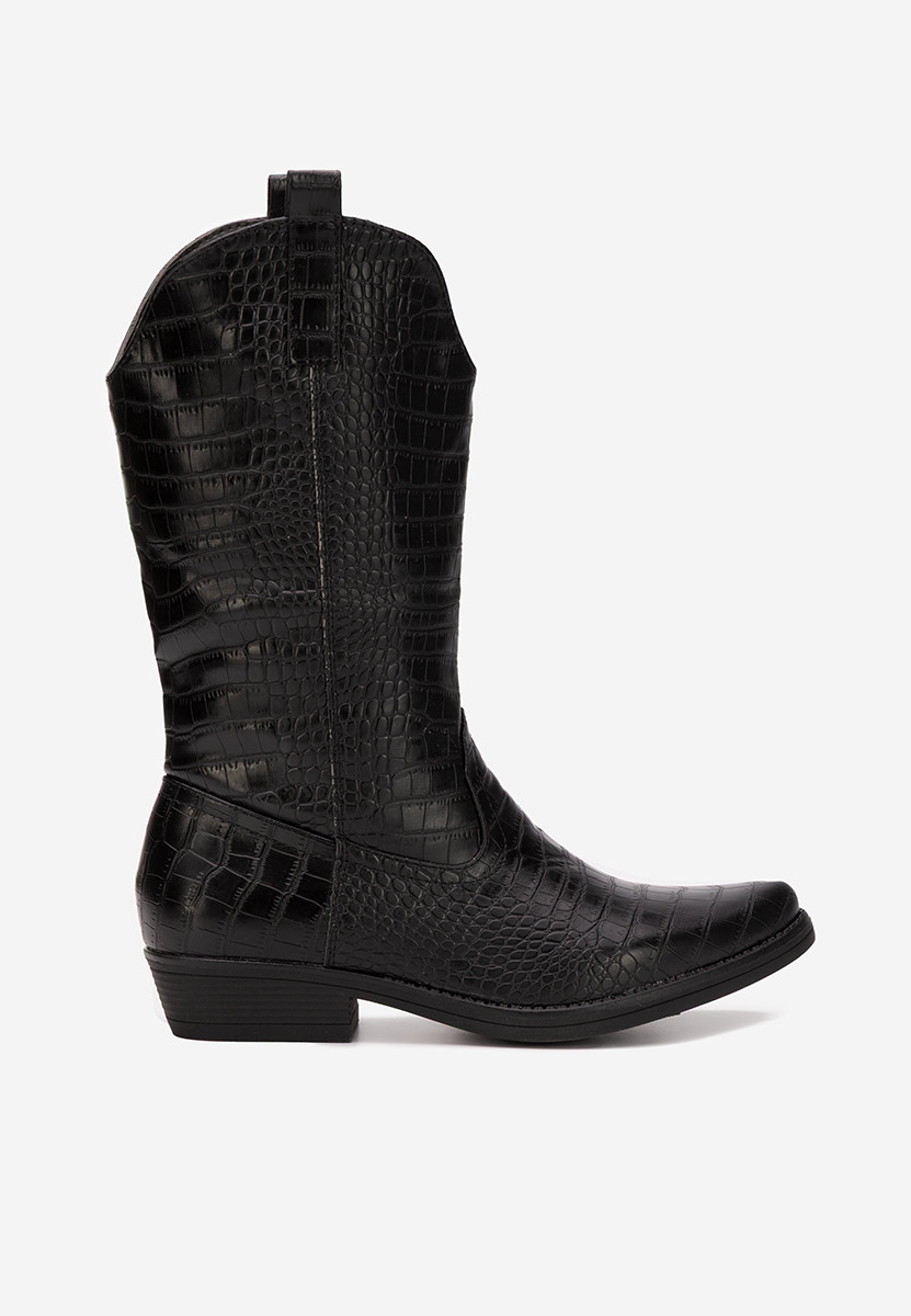 čizme kaubojke Renora crno