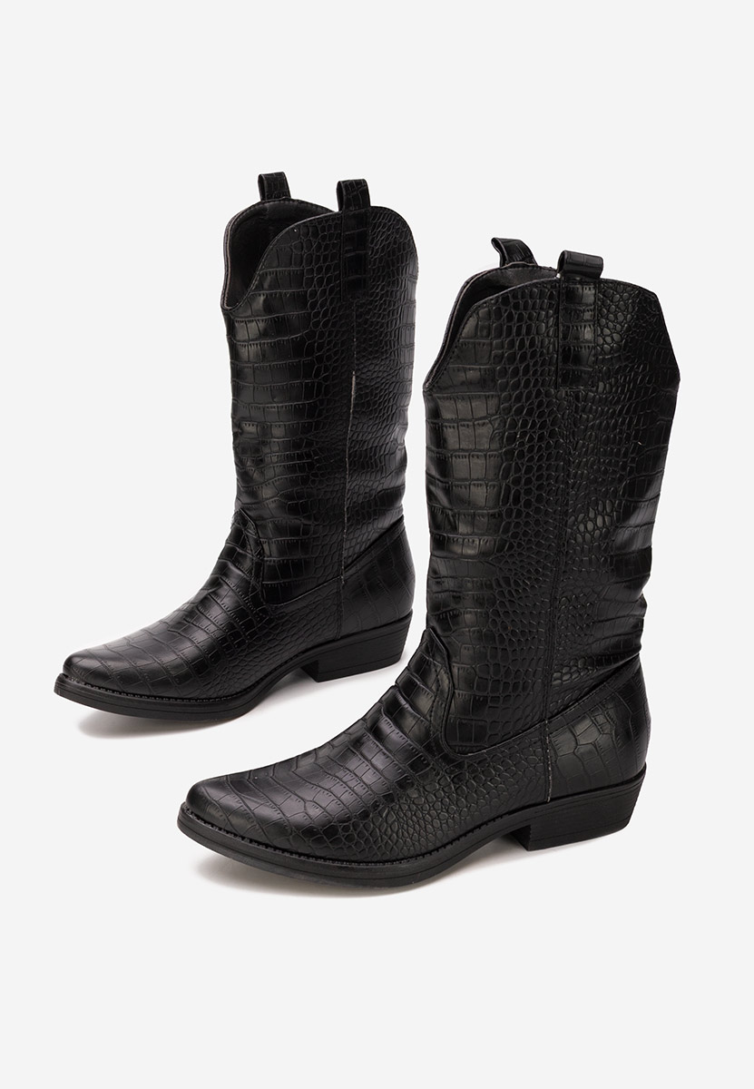 čizme kaubojke Renora crno