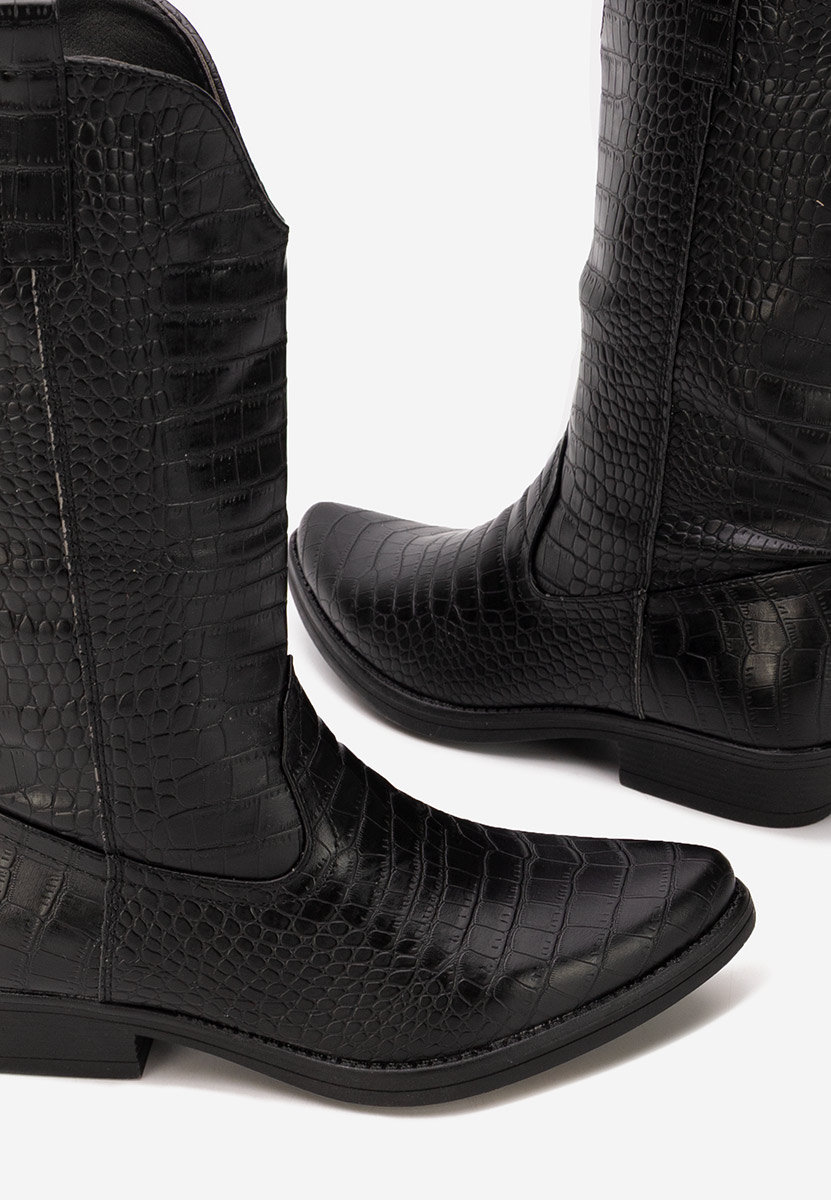 čizme kaubojke Renora crno