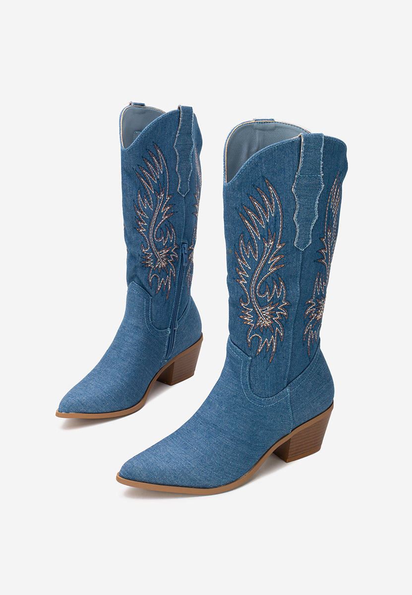 Kaubojske čizme Tivaria denim