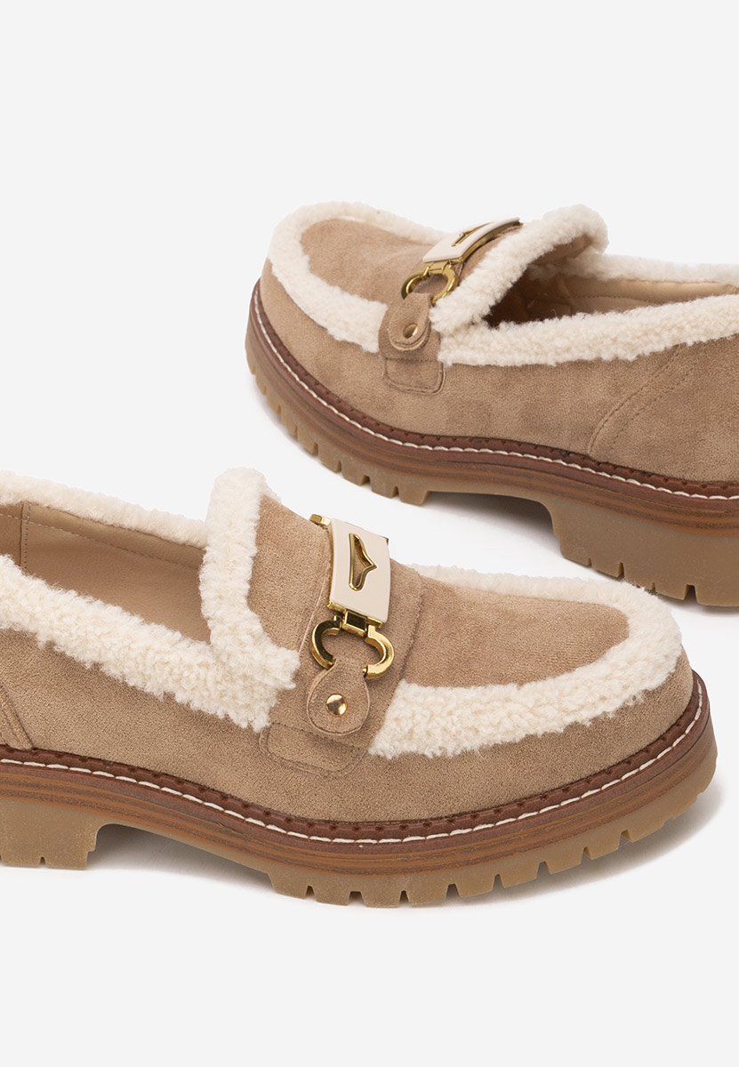 Ženske mokasinke Silvora kaki