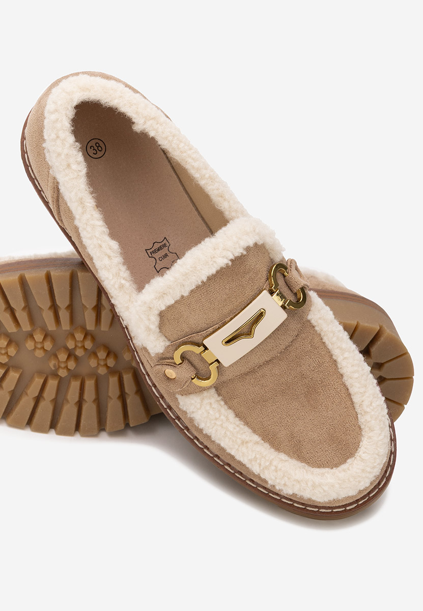 Ženske mokasinke Silvora kaki