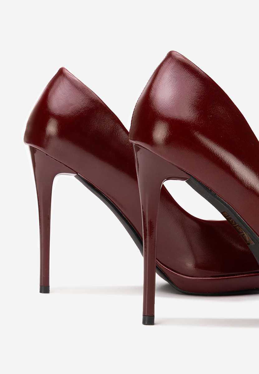 Štikle Reneia vinsko crvena