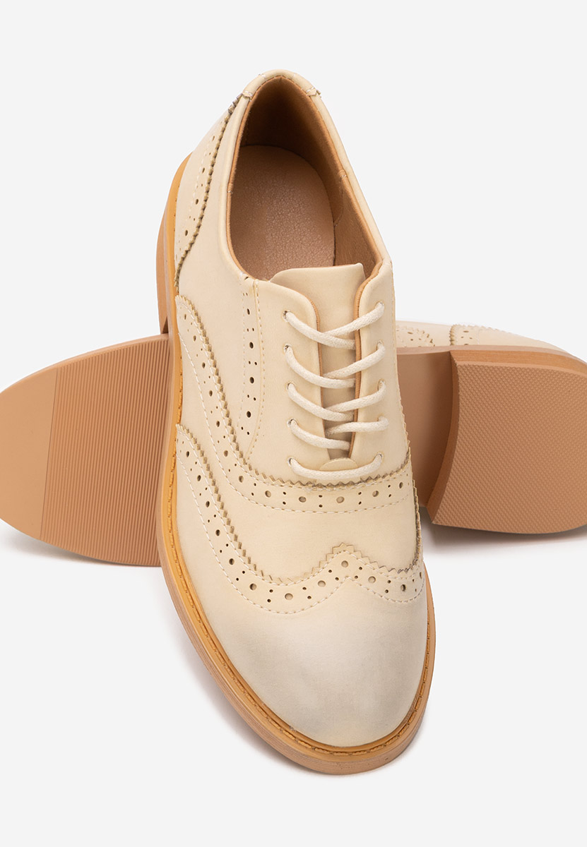 Ženske cipele oksfordice Cilora bež