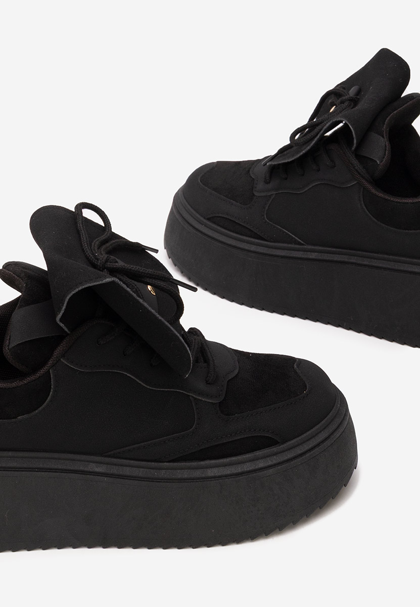 Tenisice sa platformom Oliveia crno