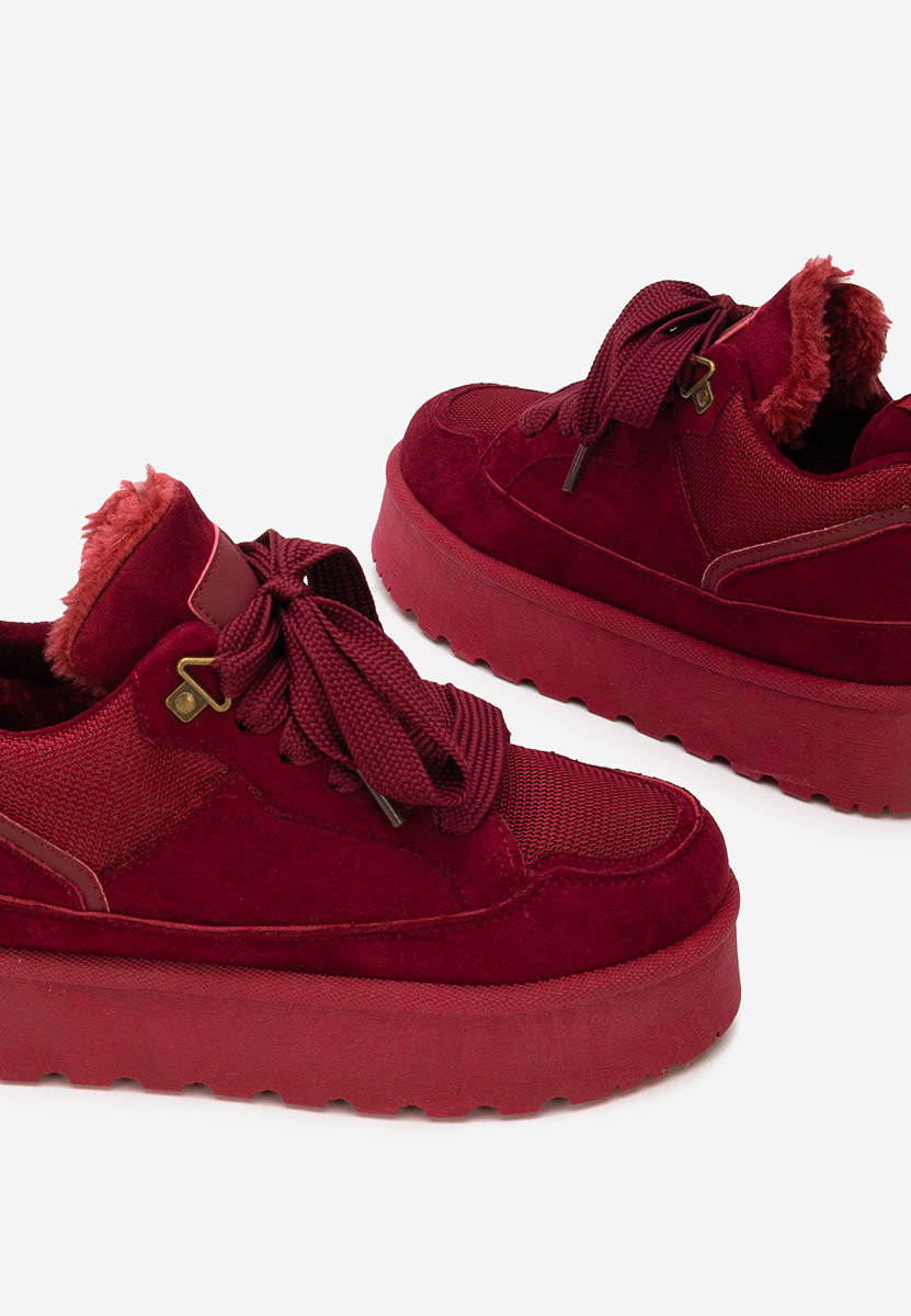 Tenisice sa platformom Isariel vinsko crvena