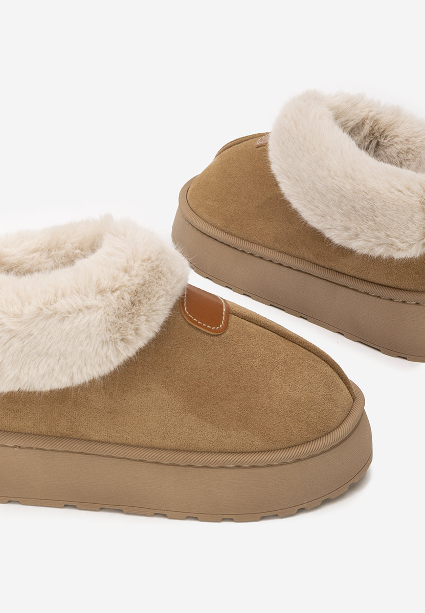 Gležnjače s platformom Elarva kaki