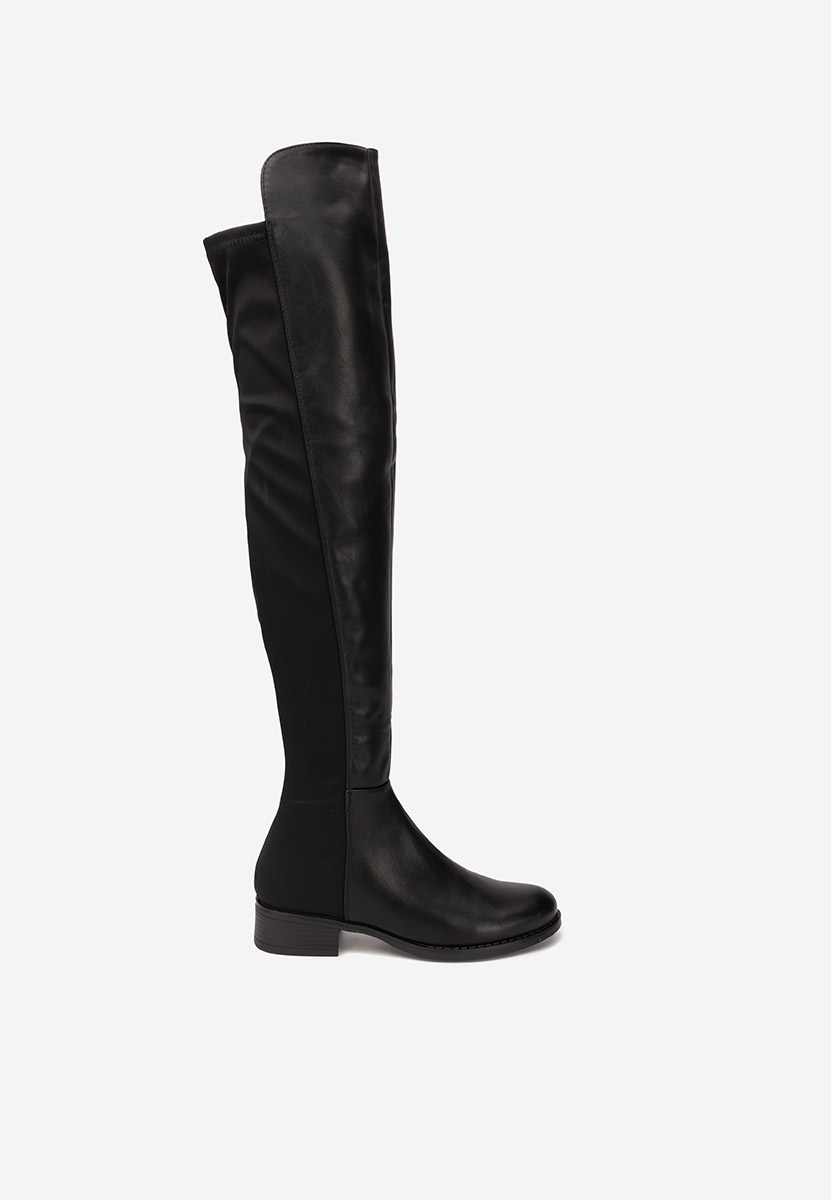Čiizme iznad koljena Inies V2 crno