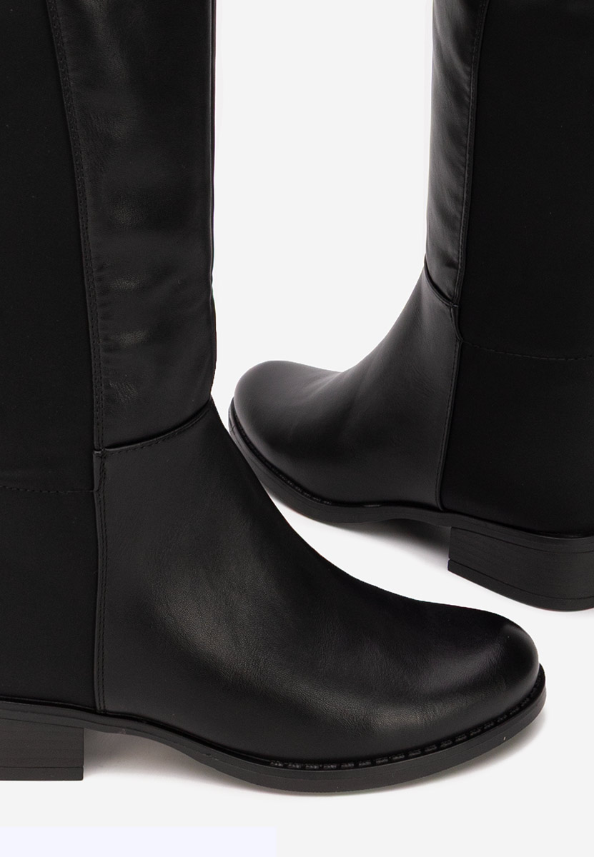 Čiizme iznad koljena Inies V2 crno