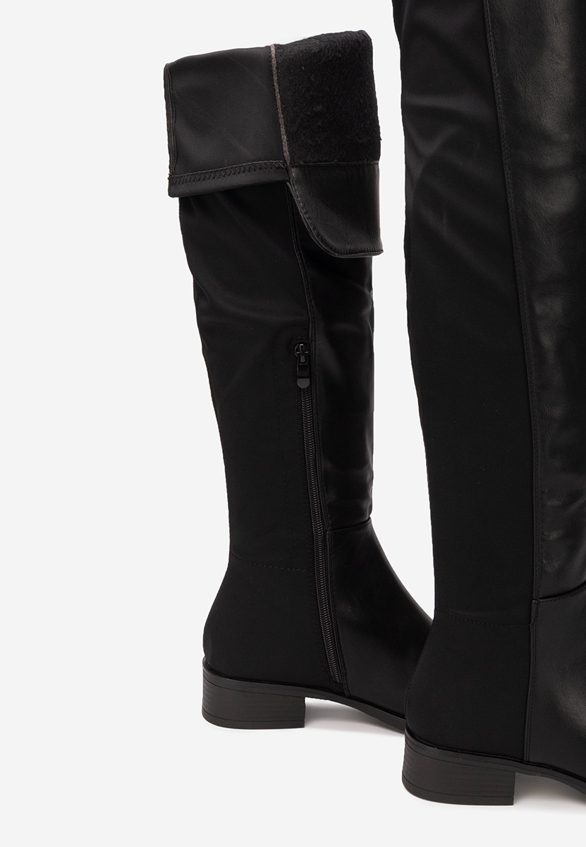 Čiizme iznad koljena Inies V2 crno