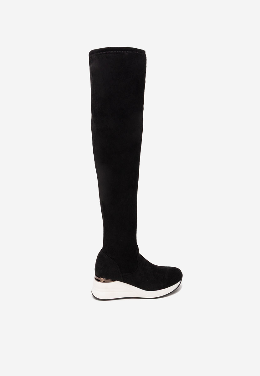 Čiizme iznad koljena Janisia V2 crno