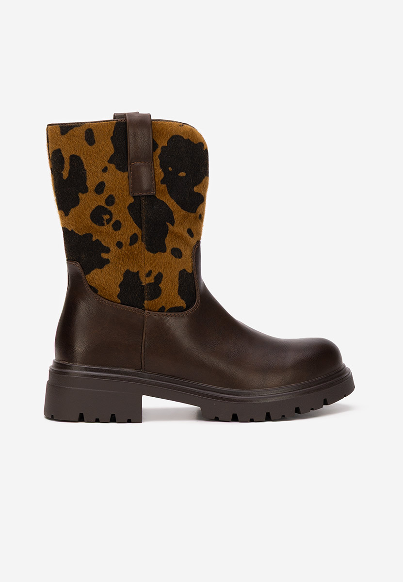 Ženske gležnjače Ediana braon