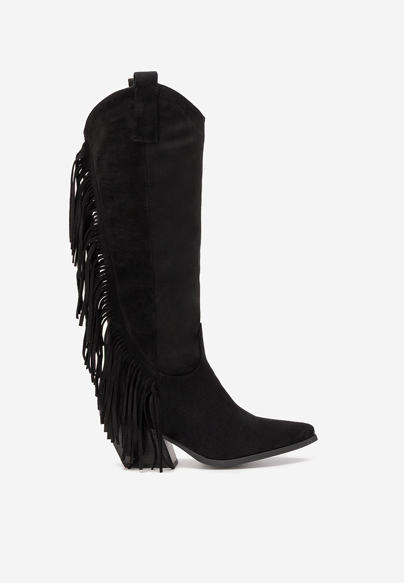 čizme kaubojke Verlia crno