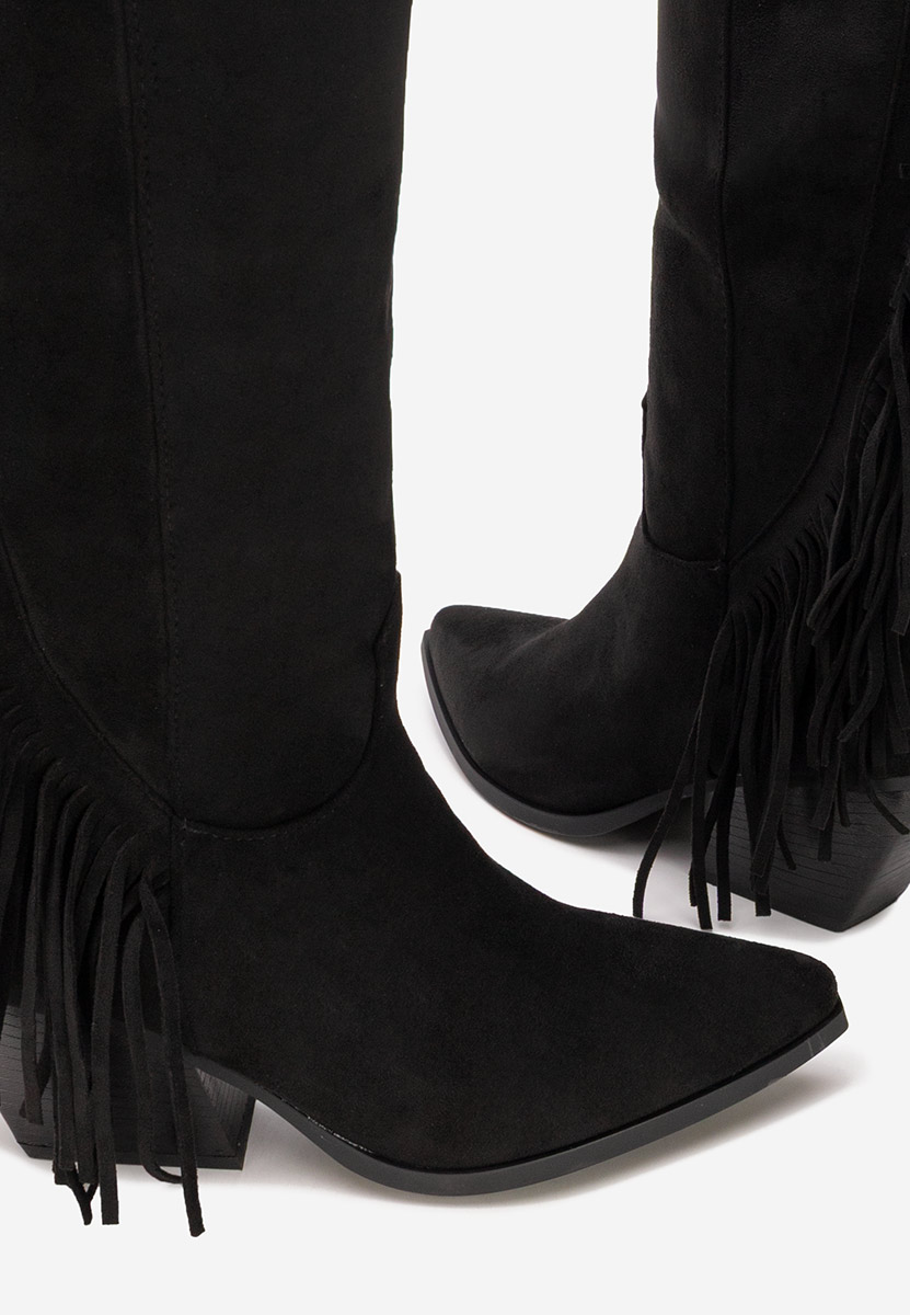 čizme kaubojke Verlia crno