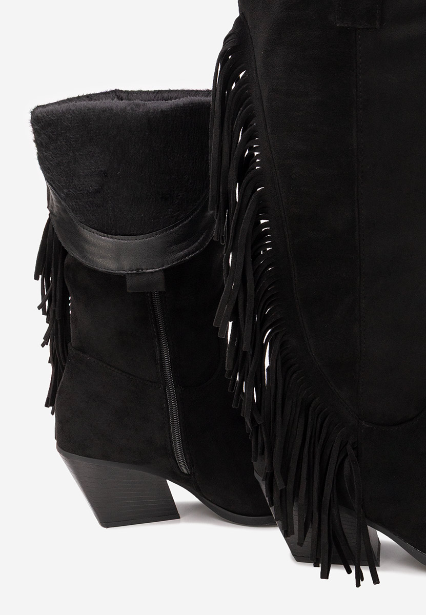 čizme kaubojke Verlia crno