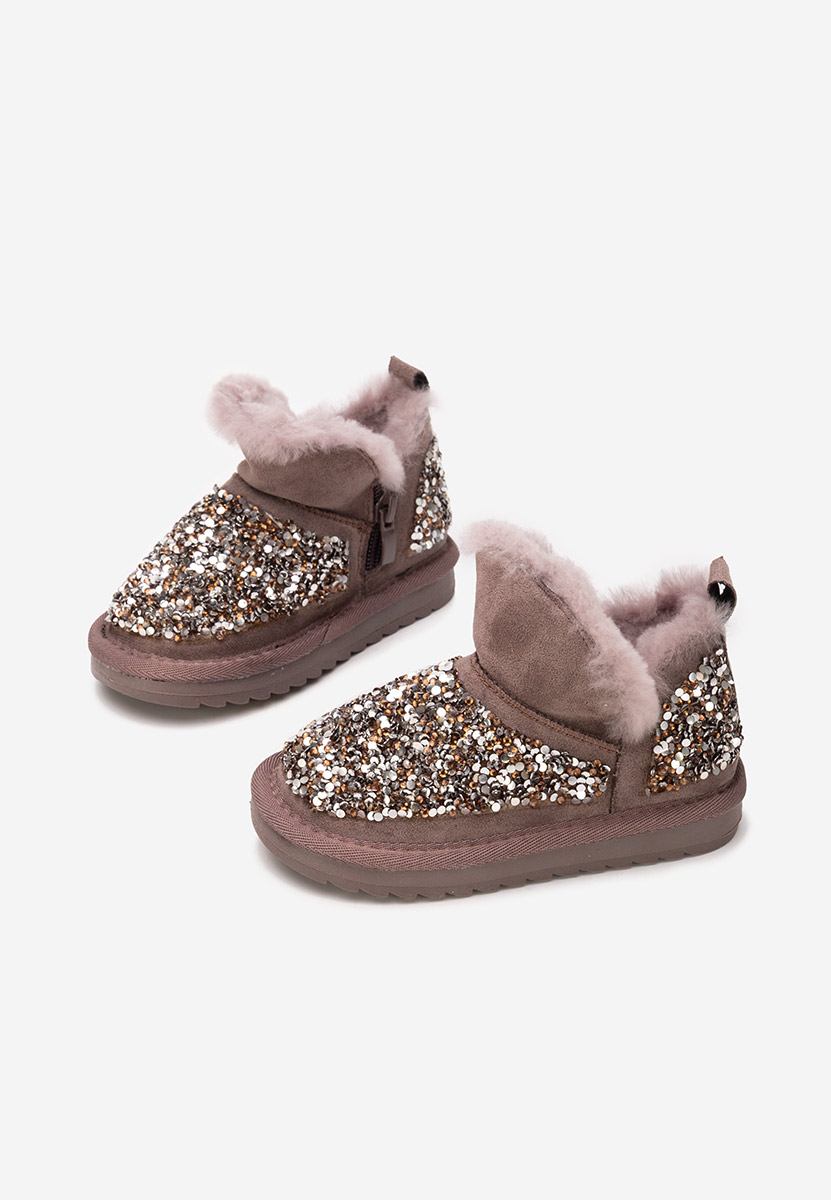 Gležnjače za djevojčice Semida sivo