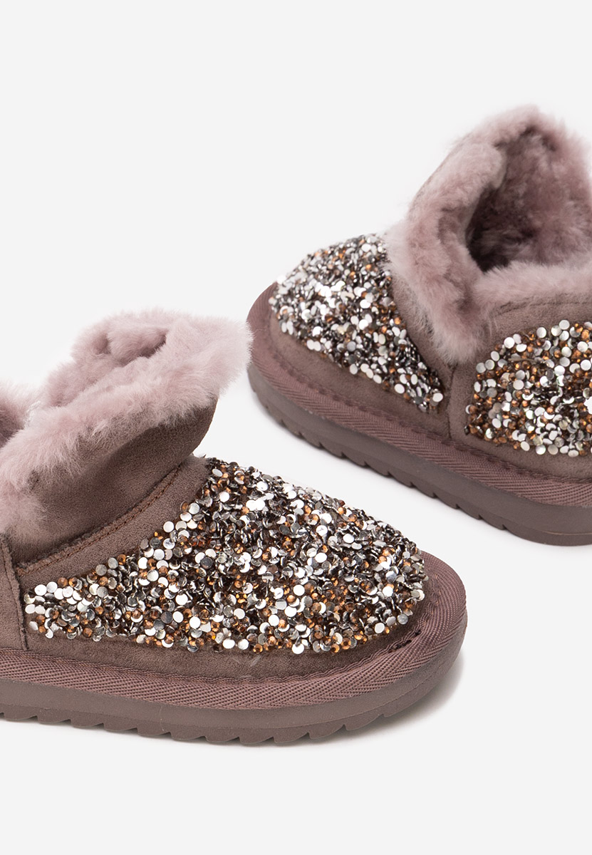 Gležnjače za djevojčice Semida sivo