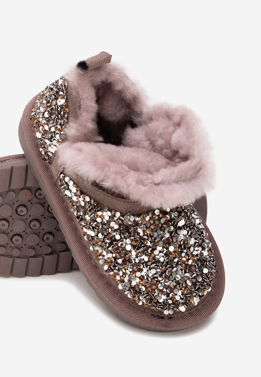 Gležnjače za djevojčice Semida sivo