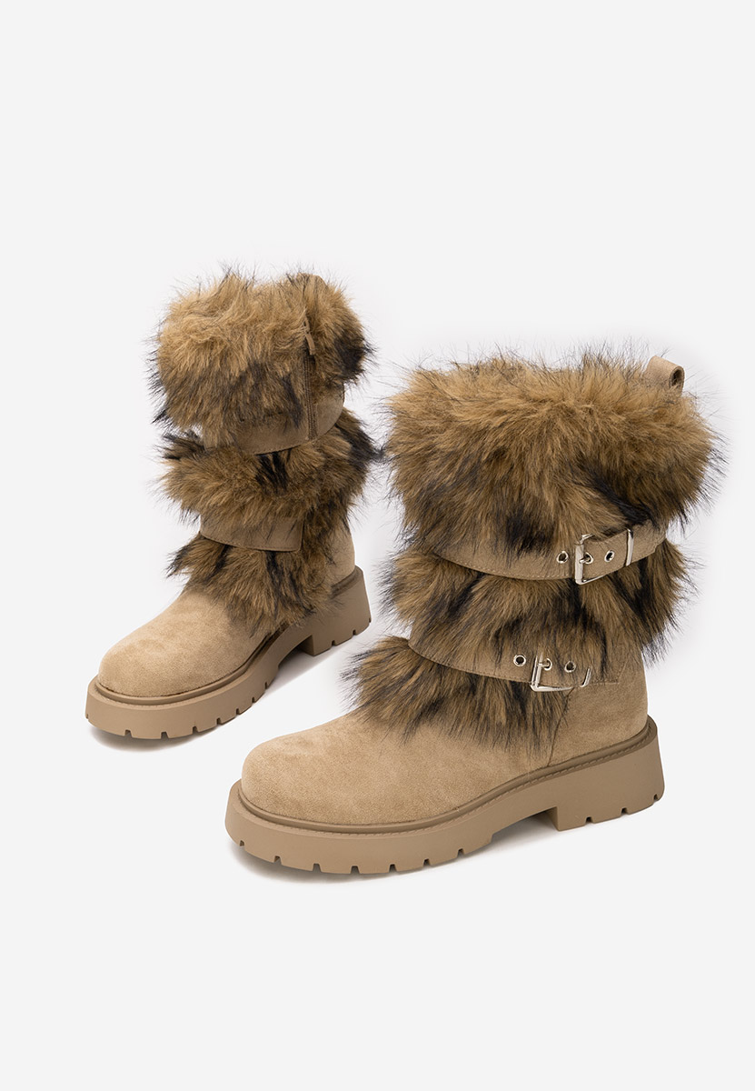 Zimske čizme za žene Nelisia kaki