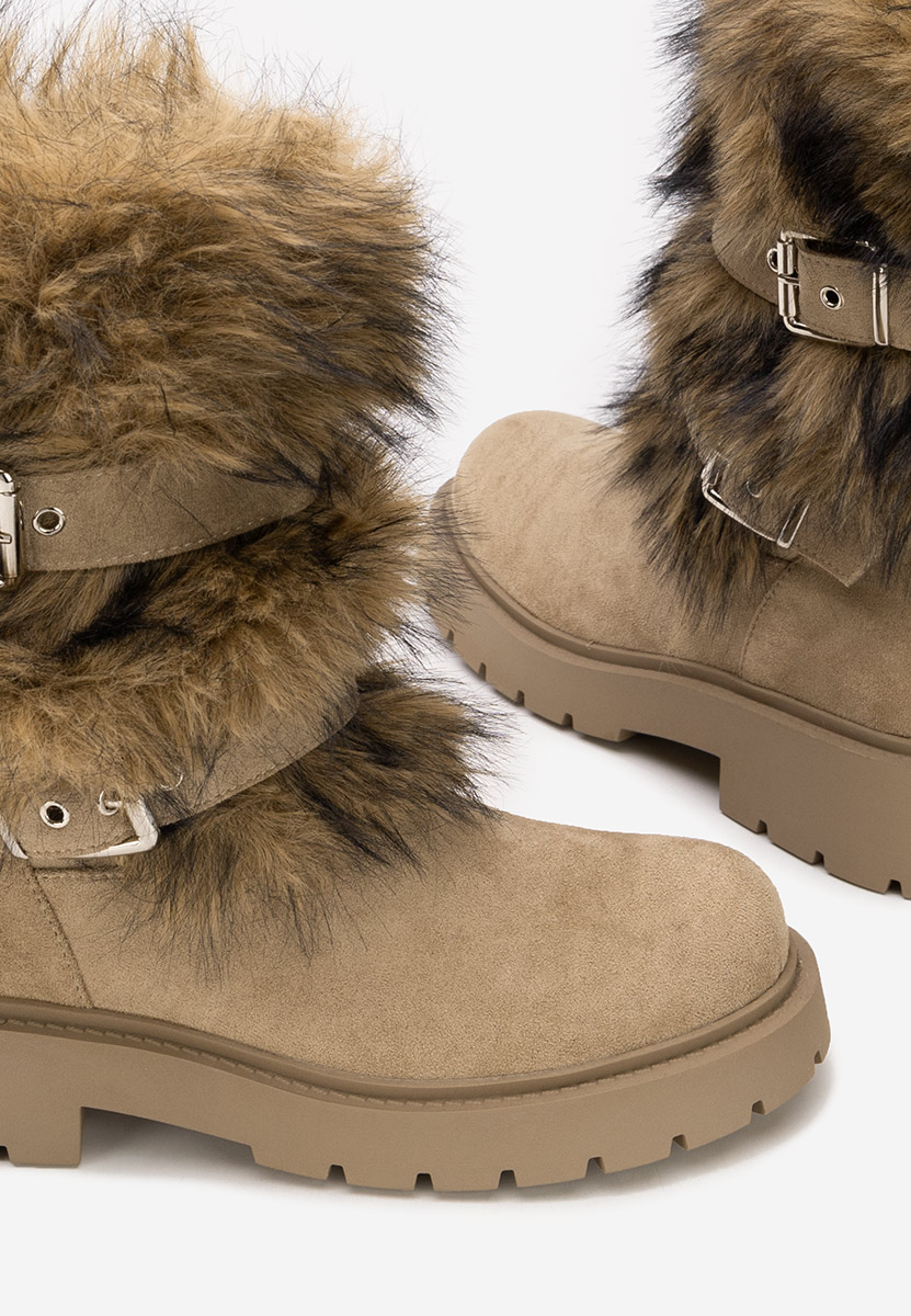 Zimske čizme za žene Nelisia kaki