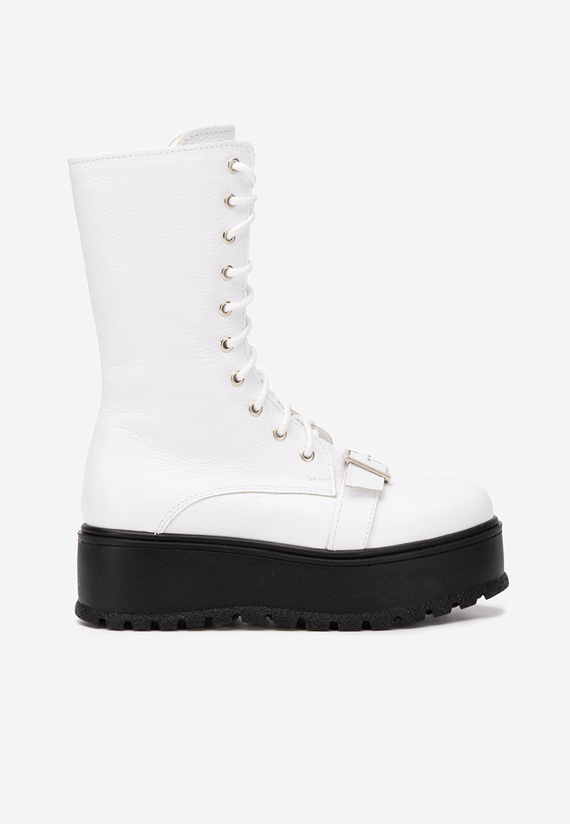 Kožne ženske gležnjače Sorelia bijele