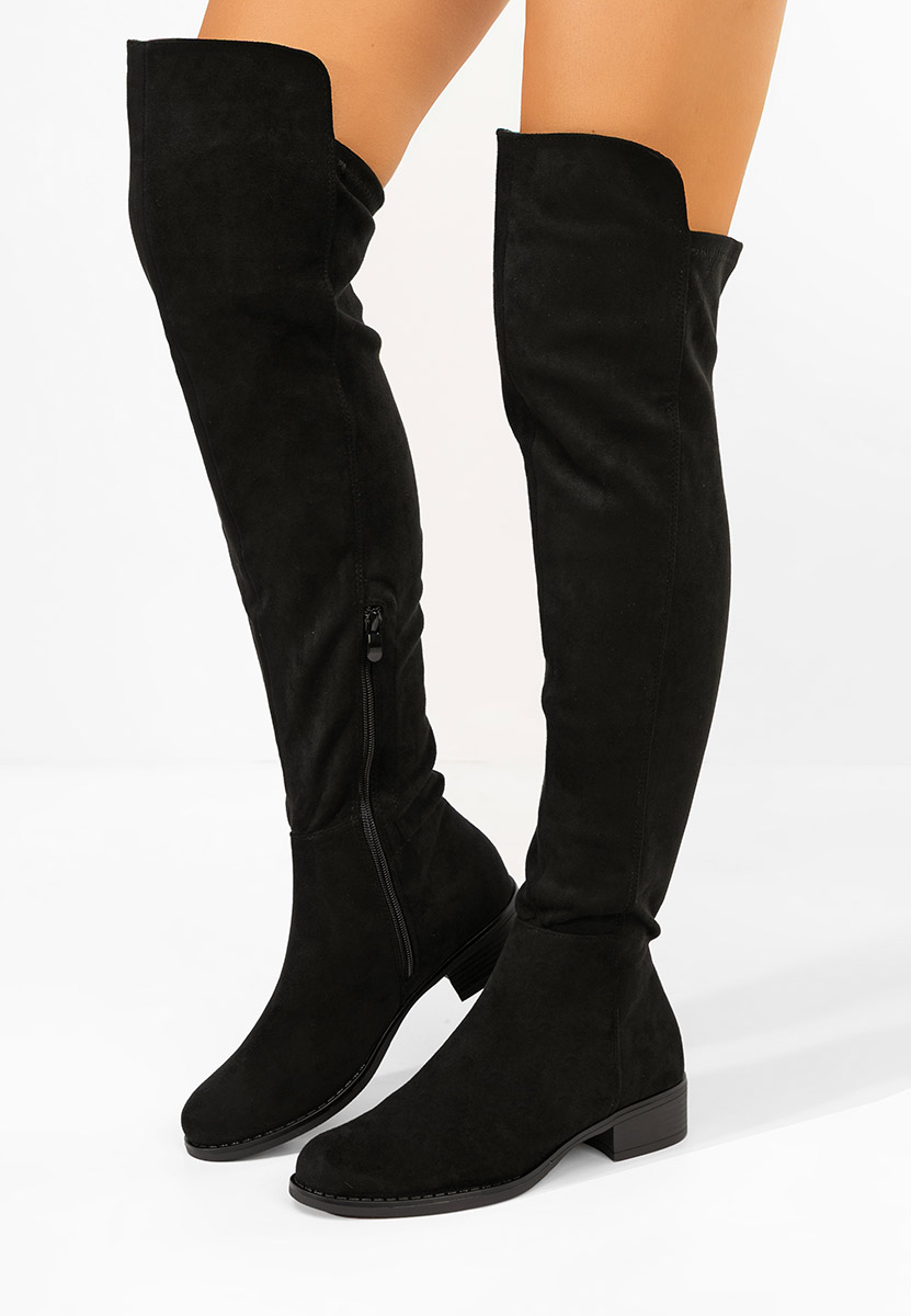 Čiizme iznad koljena Inies crno