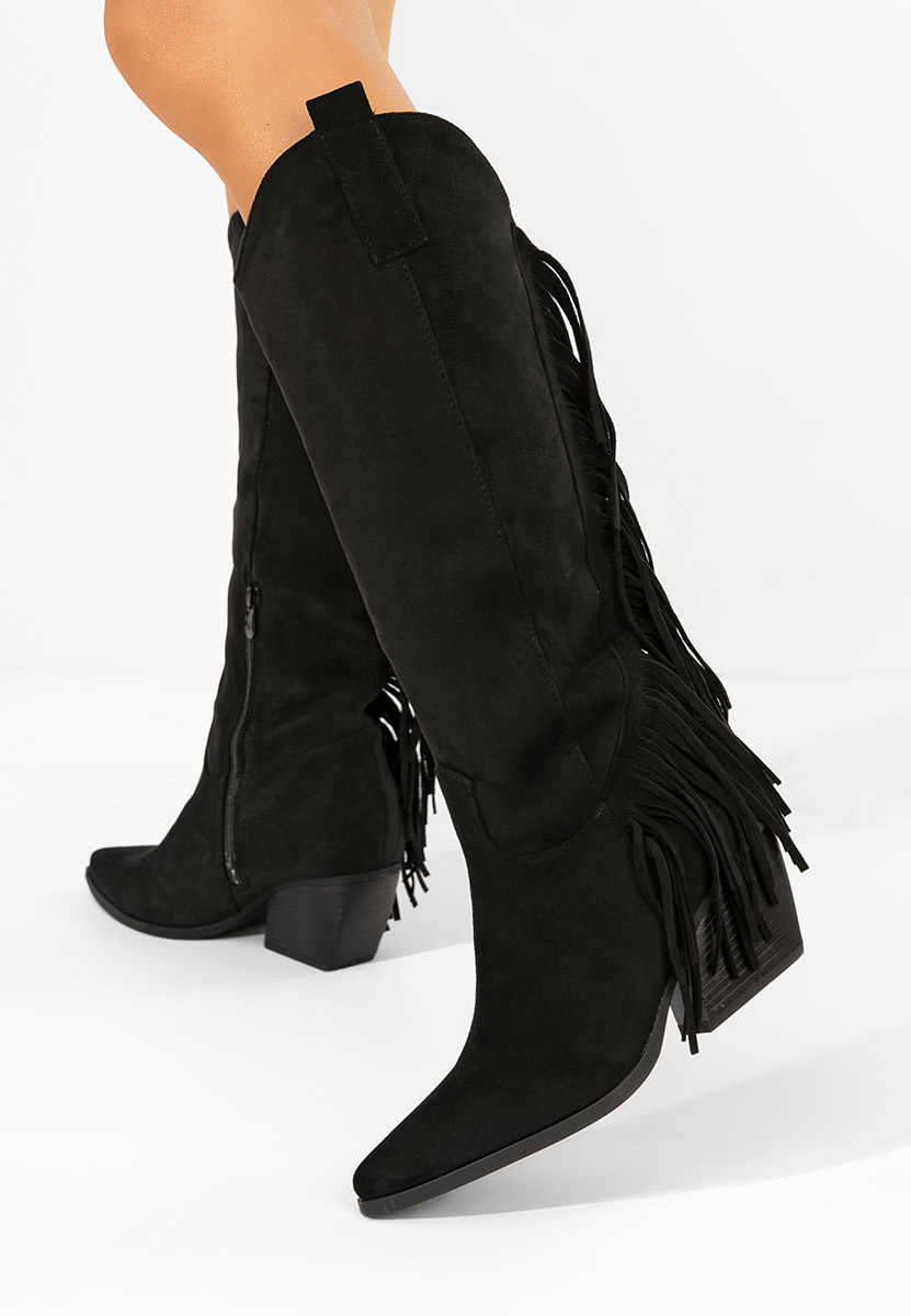 čizme kaubojke Verlia crno