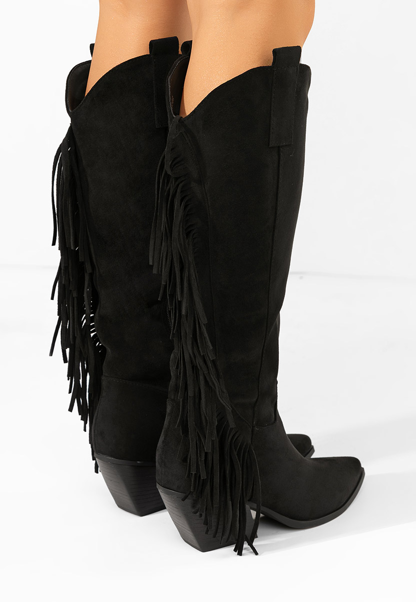 čizme kaubojke Verlia crno