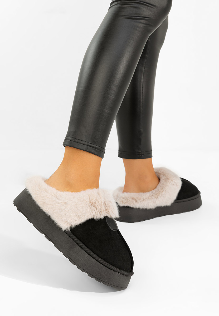 Ženske klompa Flufina crno