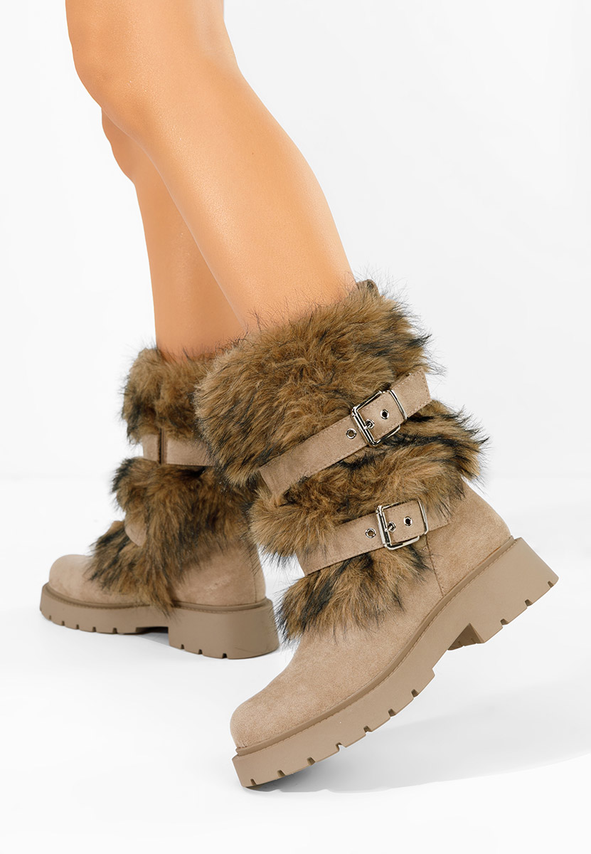 Zimske čizme za žene Nelisia kaki