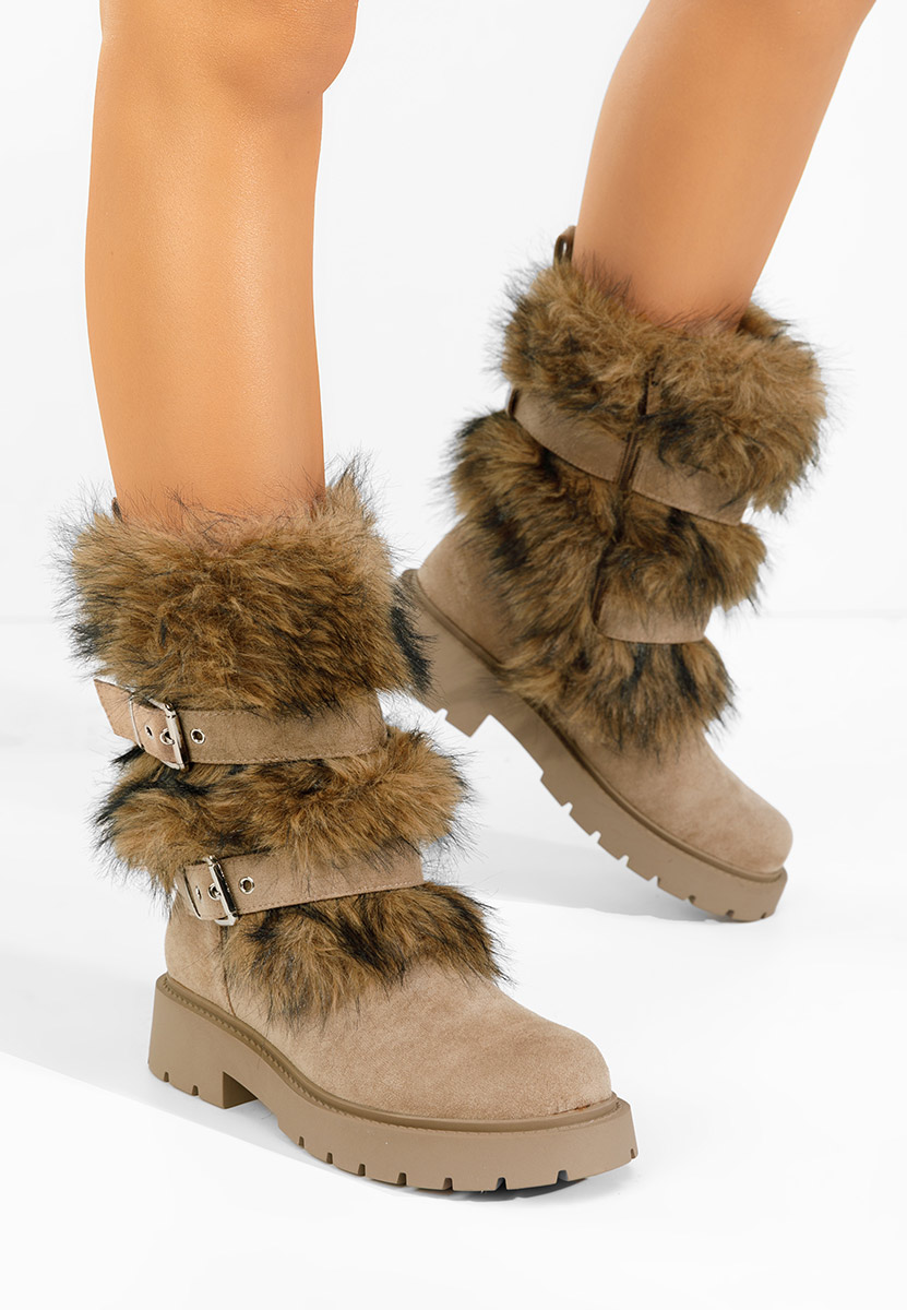 Zimske čizme za žene Nelisia kaki