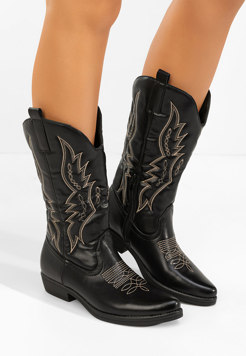 Kaubojske čizme Brisia crno