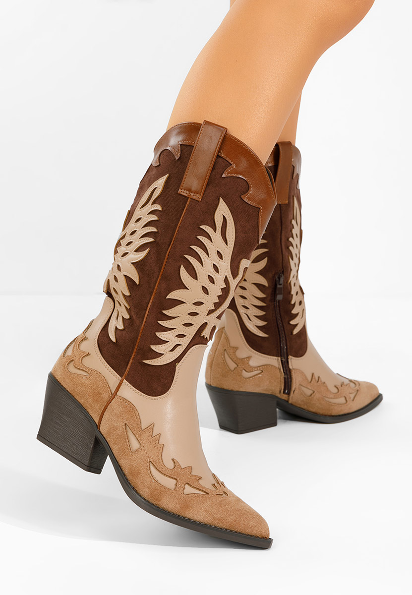 Kaubojske čizme Jasnira braon