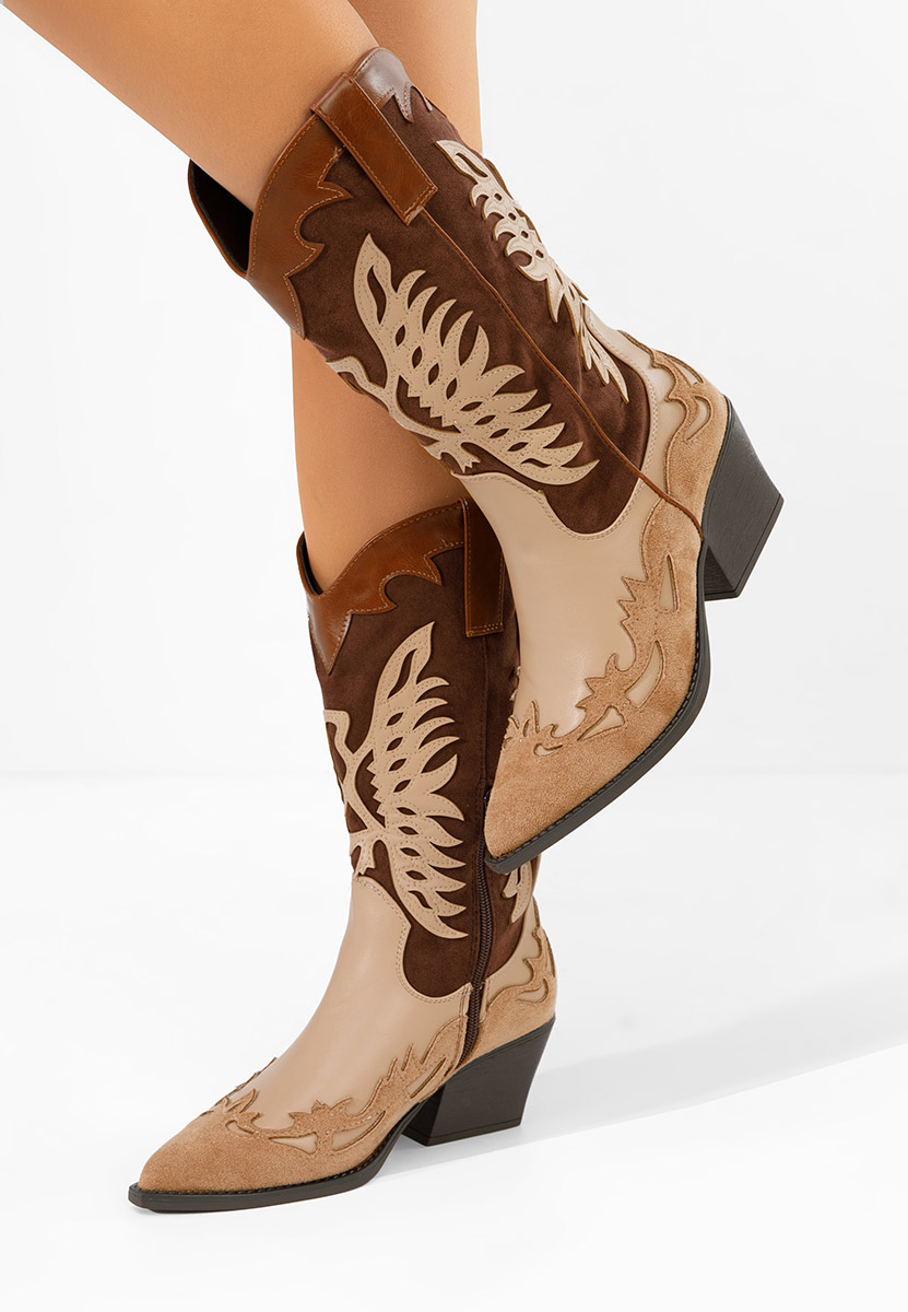 Kaubojske čizme Jasnira braon