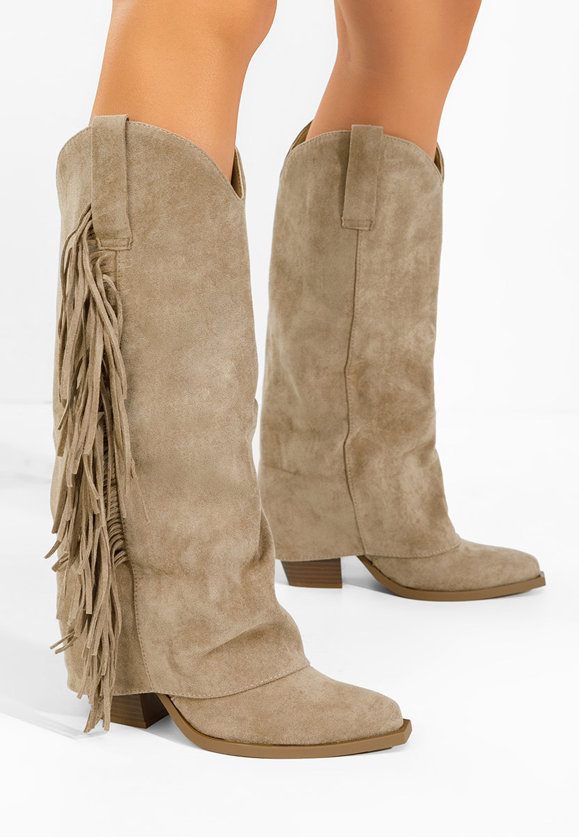 čizme kaubojke Charlina kaki