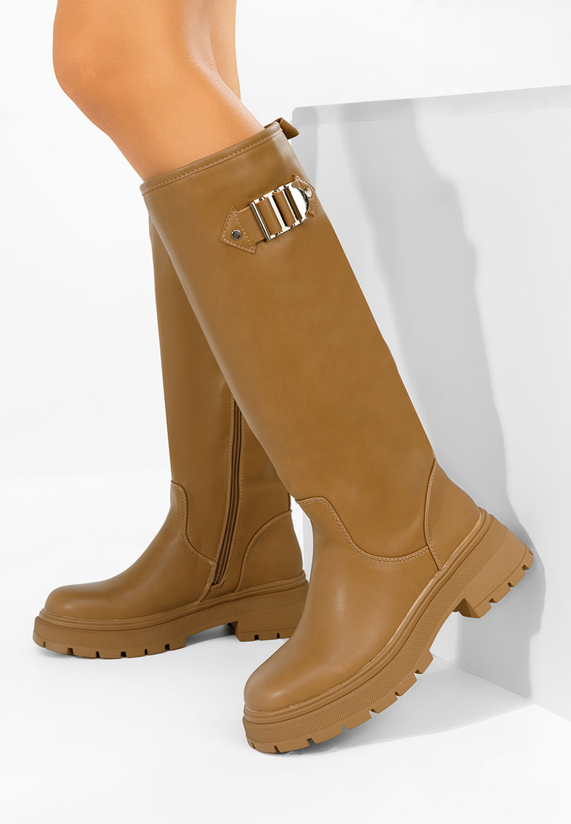 Čizme do koljena Artozza kaki