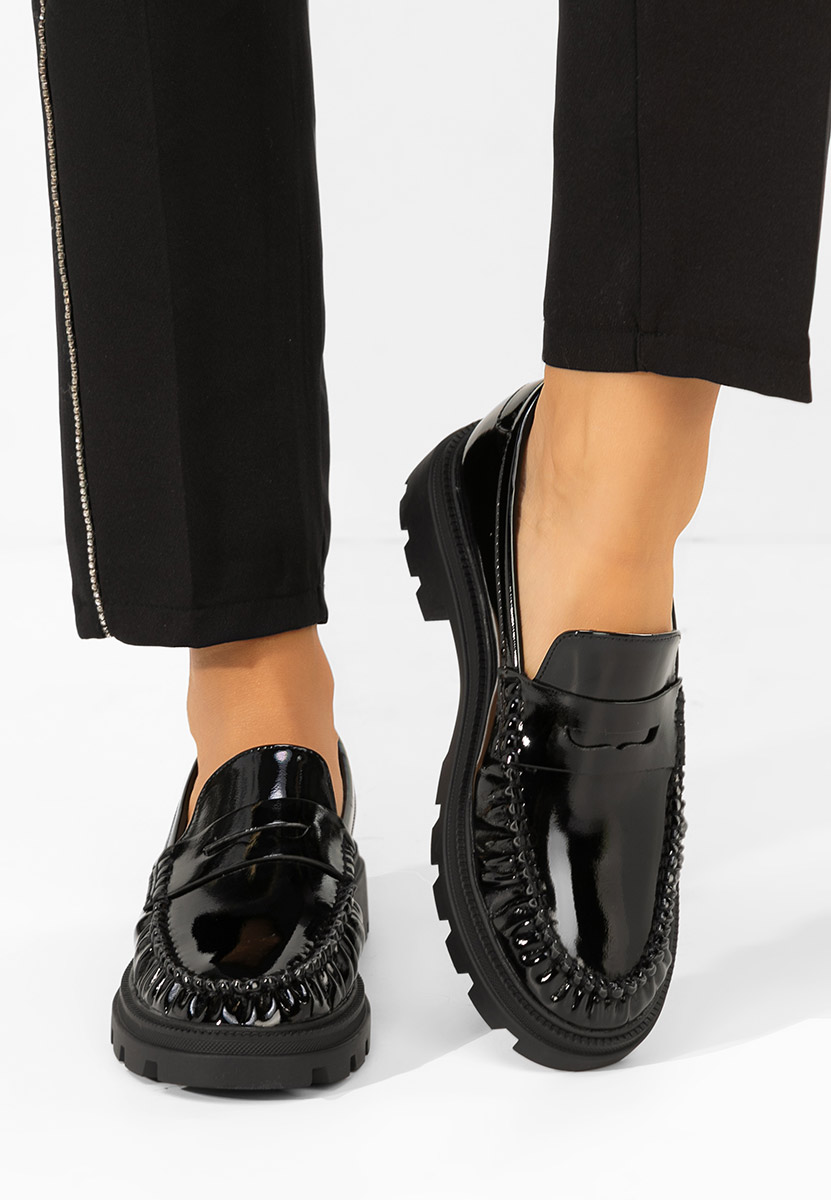 Ženske mokasinke Eleonora crno