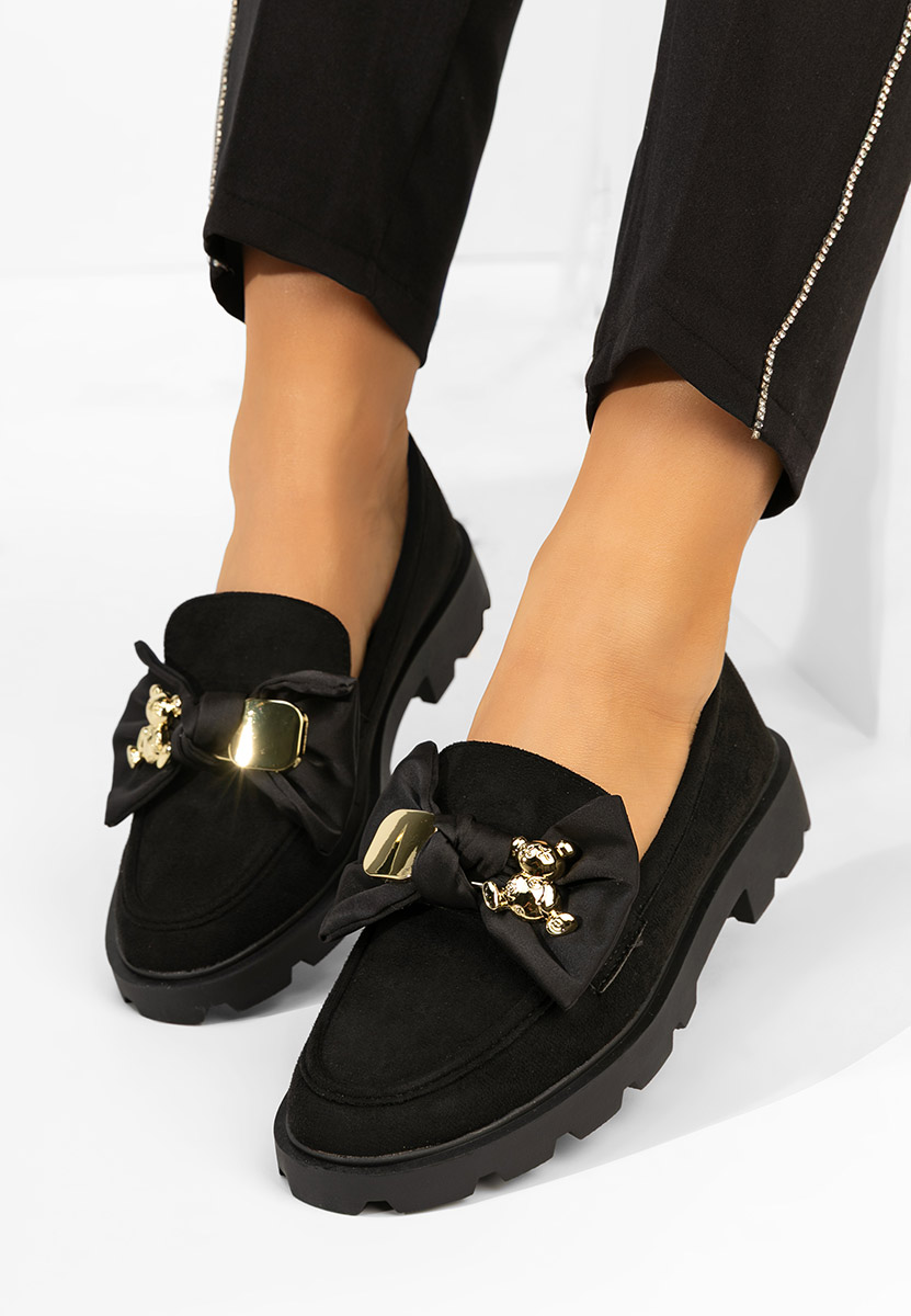 Mokasinke ženske Desana crno