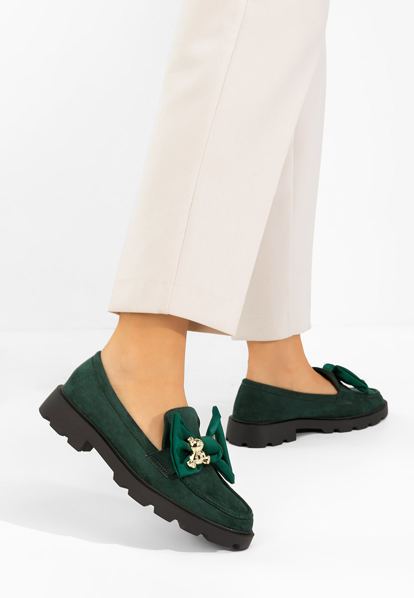 Mokasinke ženske Desana zeleno