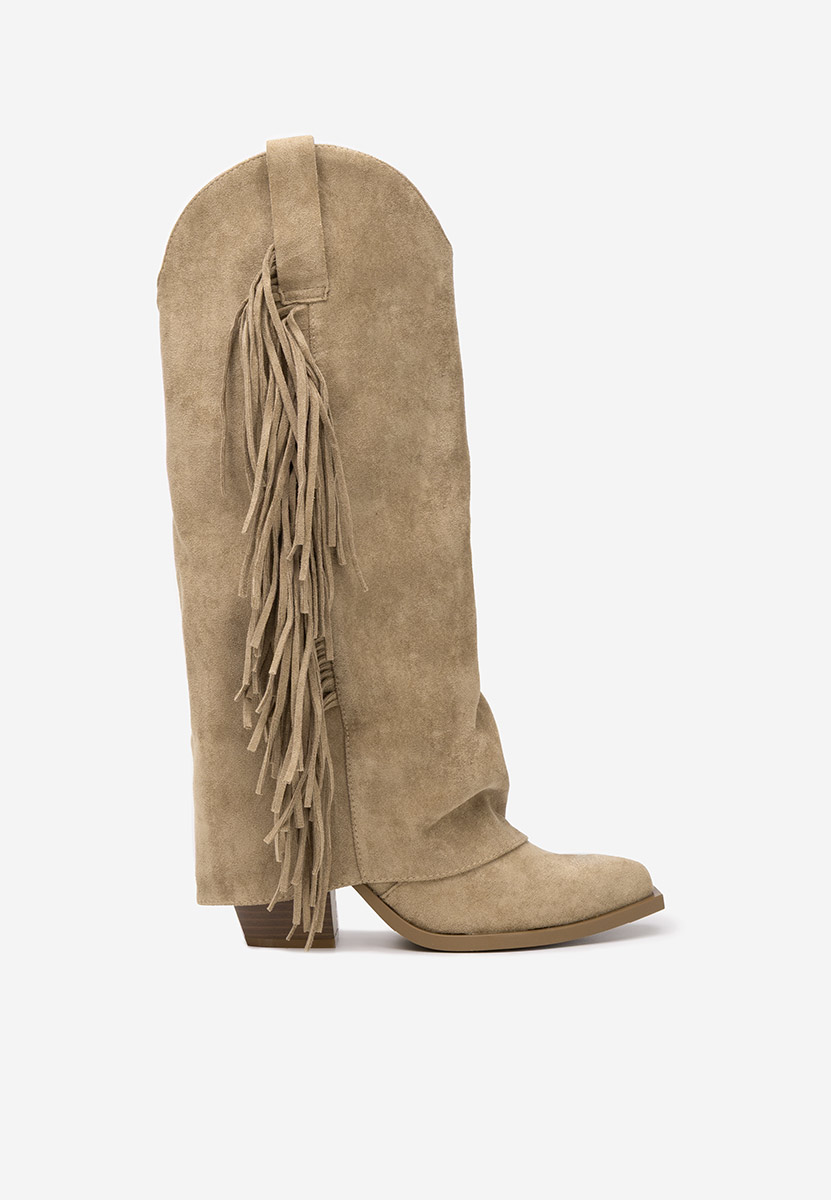 čizme kaubojke Charlina kaki