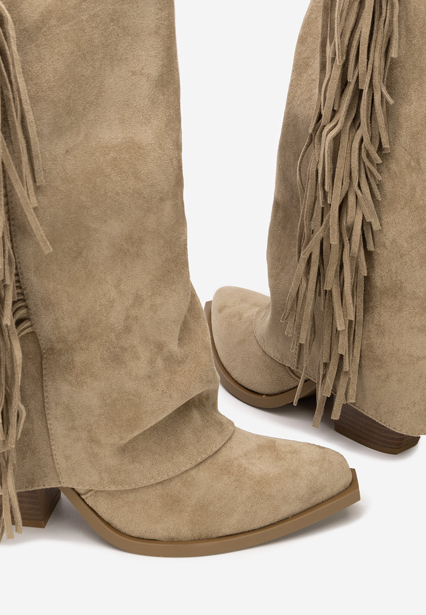 čizme kaubojke Charlina kaki