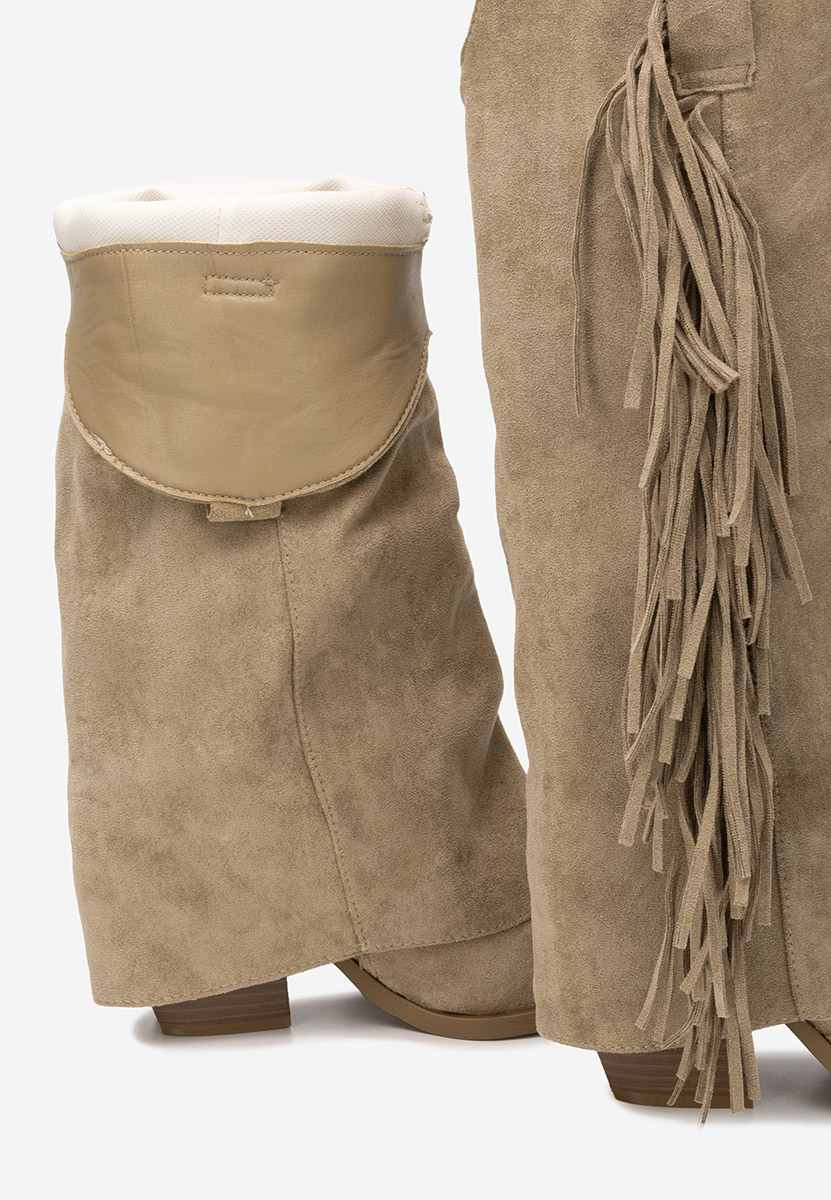 čizme kaubojke Charlina kaki