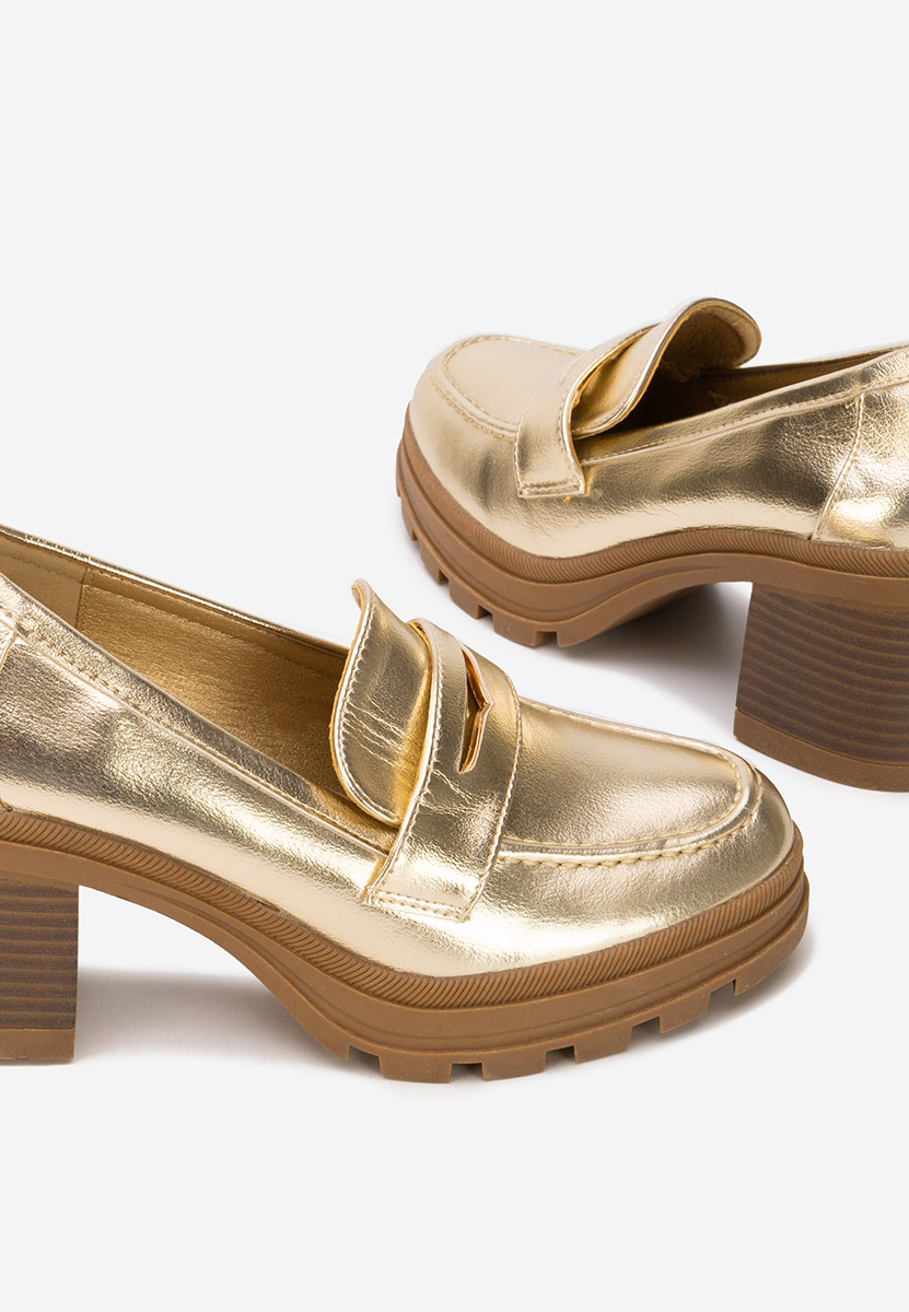 Loafers cipele Patritia zlatno