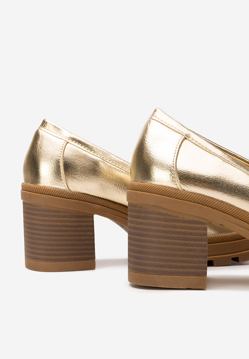 Loafers cipele Patritia zlatno
