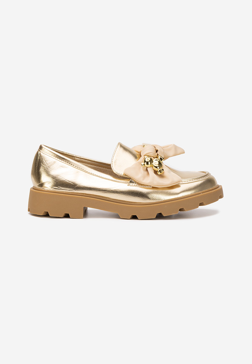 Mokasinke ženske Desana zlatno