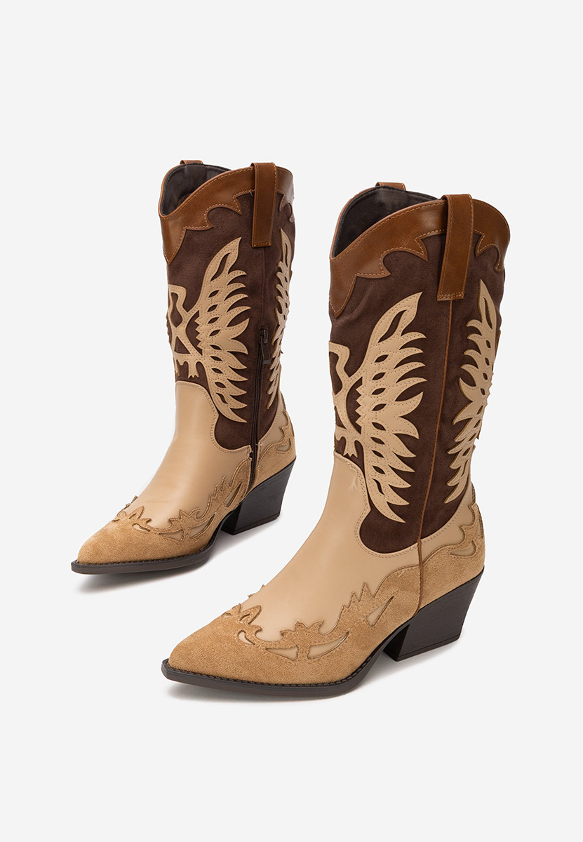 Kaubojske čizme Jasnira braon