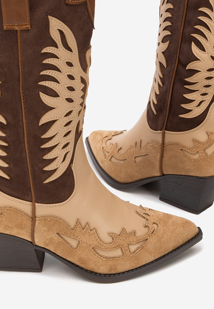 Kaubojske čizme Jasnira braon