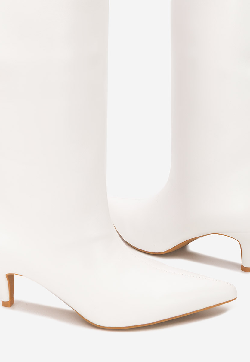 Elegantne čizme Brelisa bijele